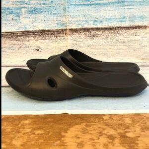 ⚡️⚡️Andrea Women Beach Slides Sandals Black Size 8